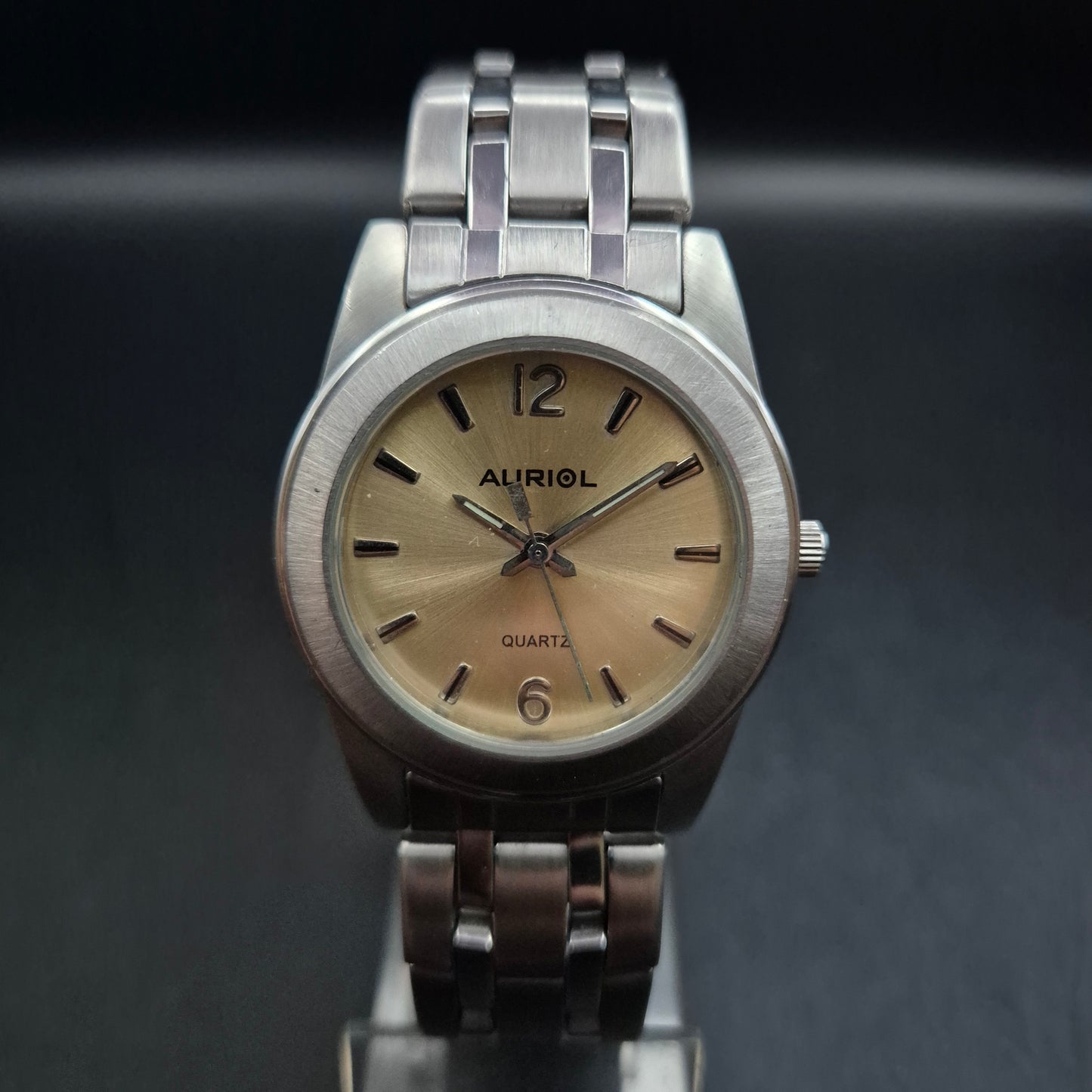 Klassische AURIOL Herren Uhr – Schlichtes Design mit Edelstahlarmband