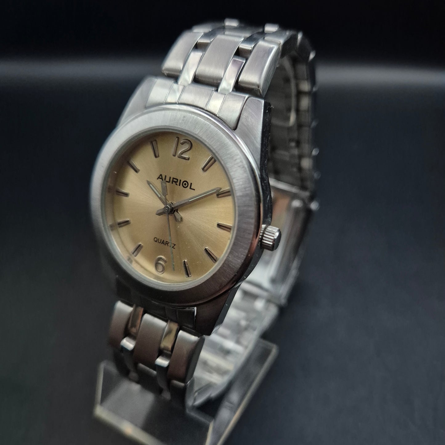 Klassische AURIOL Herren Uhr – Schlichtes Design mit Edelstahlarmband