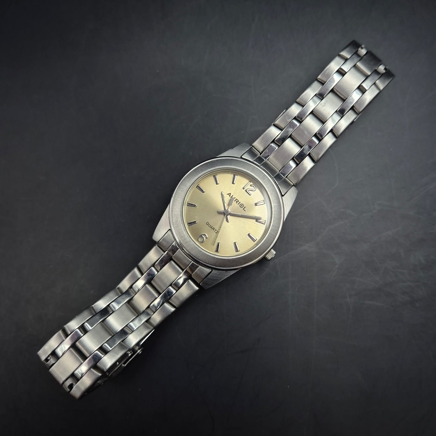 Klassische AURIOL Herren Uhr – Schlichtes Design mit Edelstahlarmband