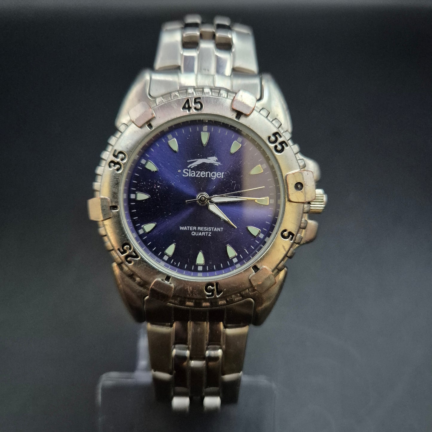 Slazenger Herren Uhr – Sportliches Design mit blauem Zifferblatt