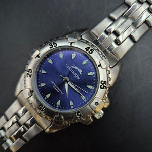 Slazenger Herren Uhr – Sportliches Design mit blauem Zifferblatt
