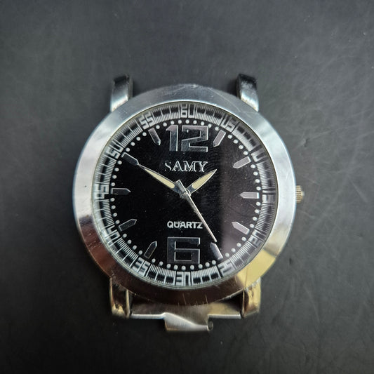 SAMY Herren Uhr – Schwarzes Zifferblatt im sportlichen Look