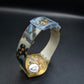 Swatch Damen Uhr mit Schmetterlingsmotiv – Buntes 90er Design