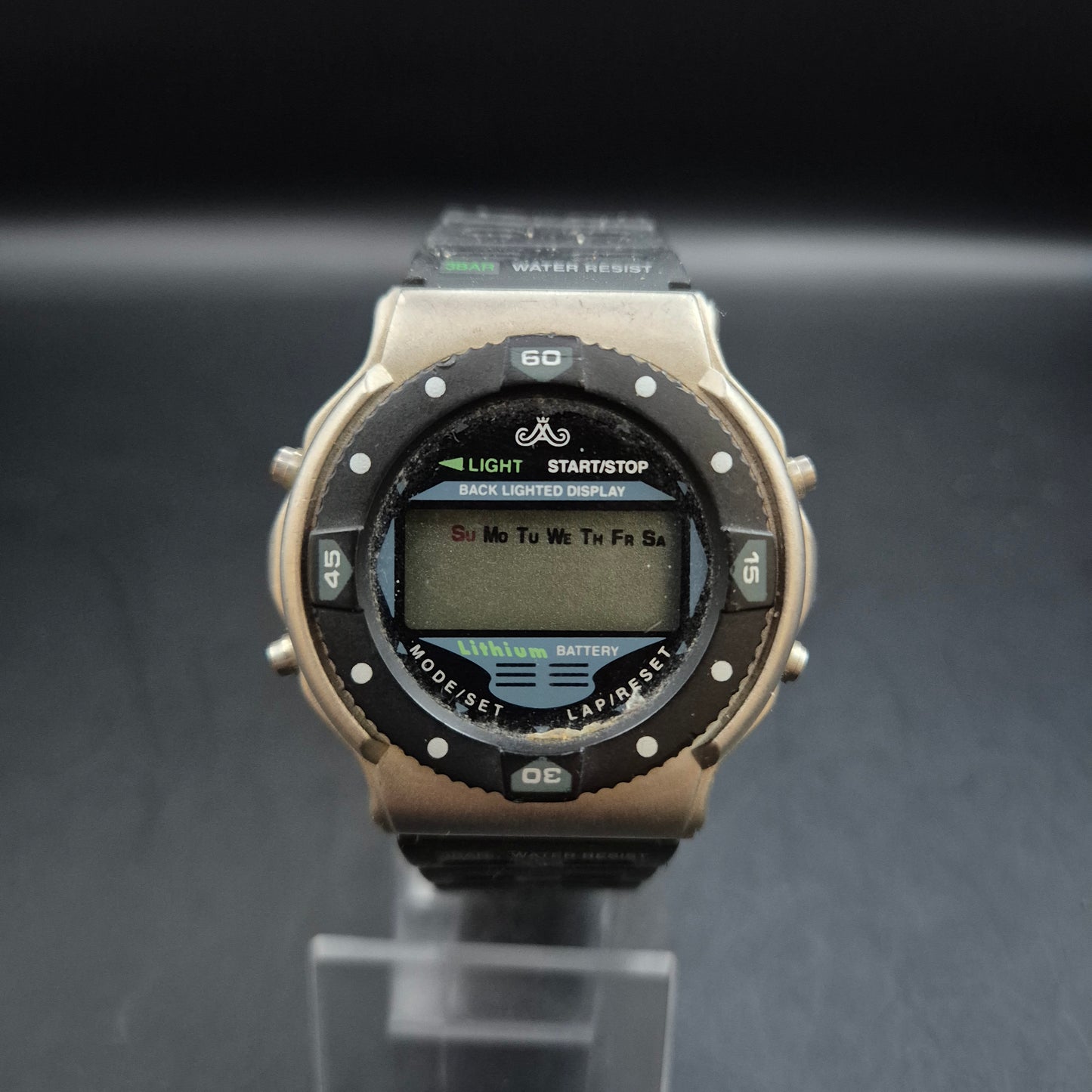 Vintage Aqualite Herren Uhr – Sportlich Digital mit robustem Band