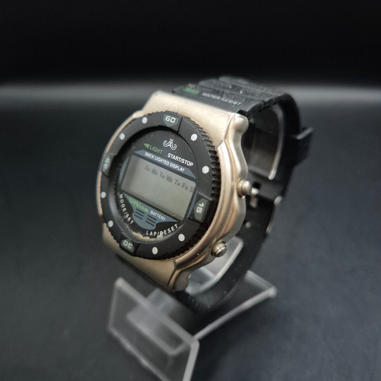 Vintage Aqualite Herren Uhr – Sportlich Digital mit robustem Band