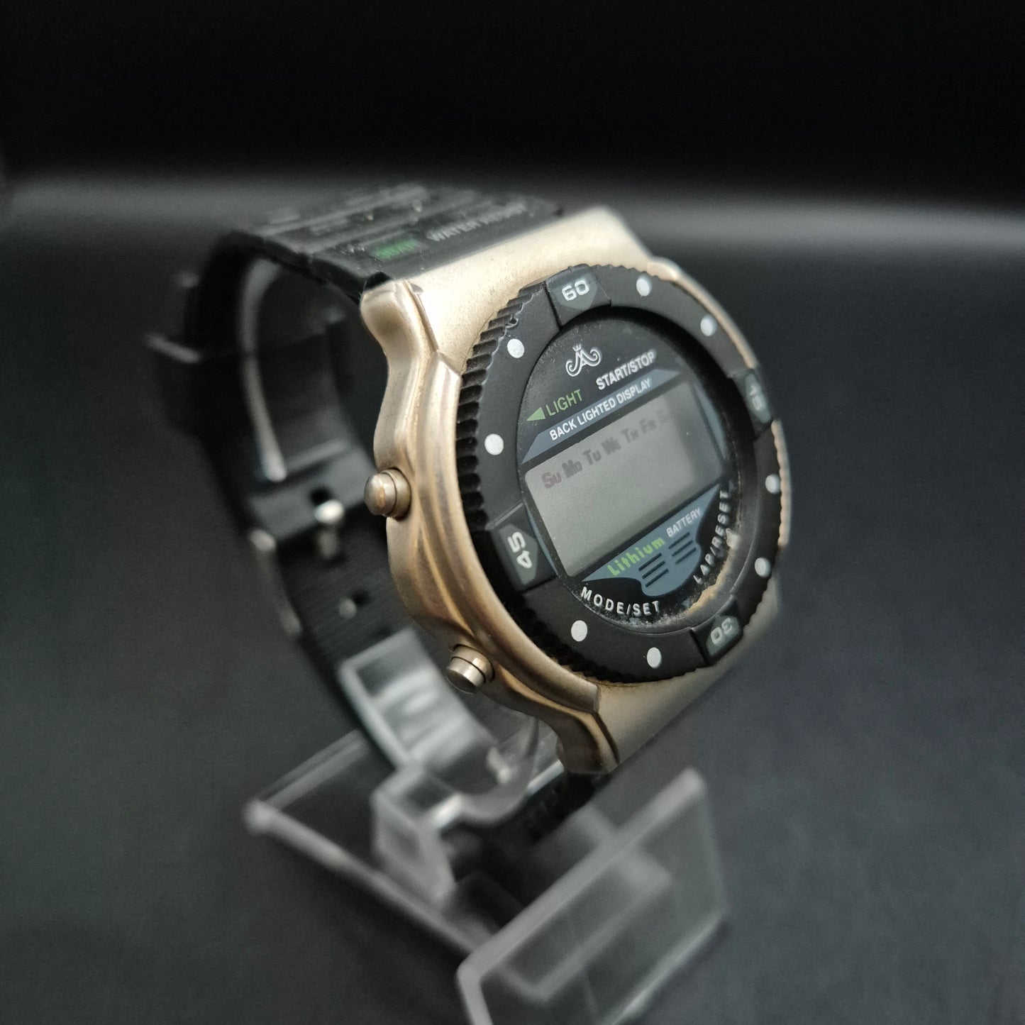 Vintage Aqualite Herren Uhr – Sportlich Digital mit robustem Band