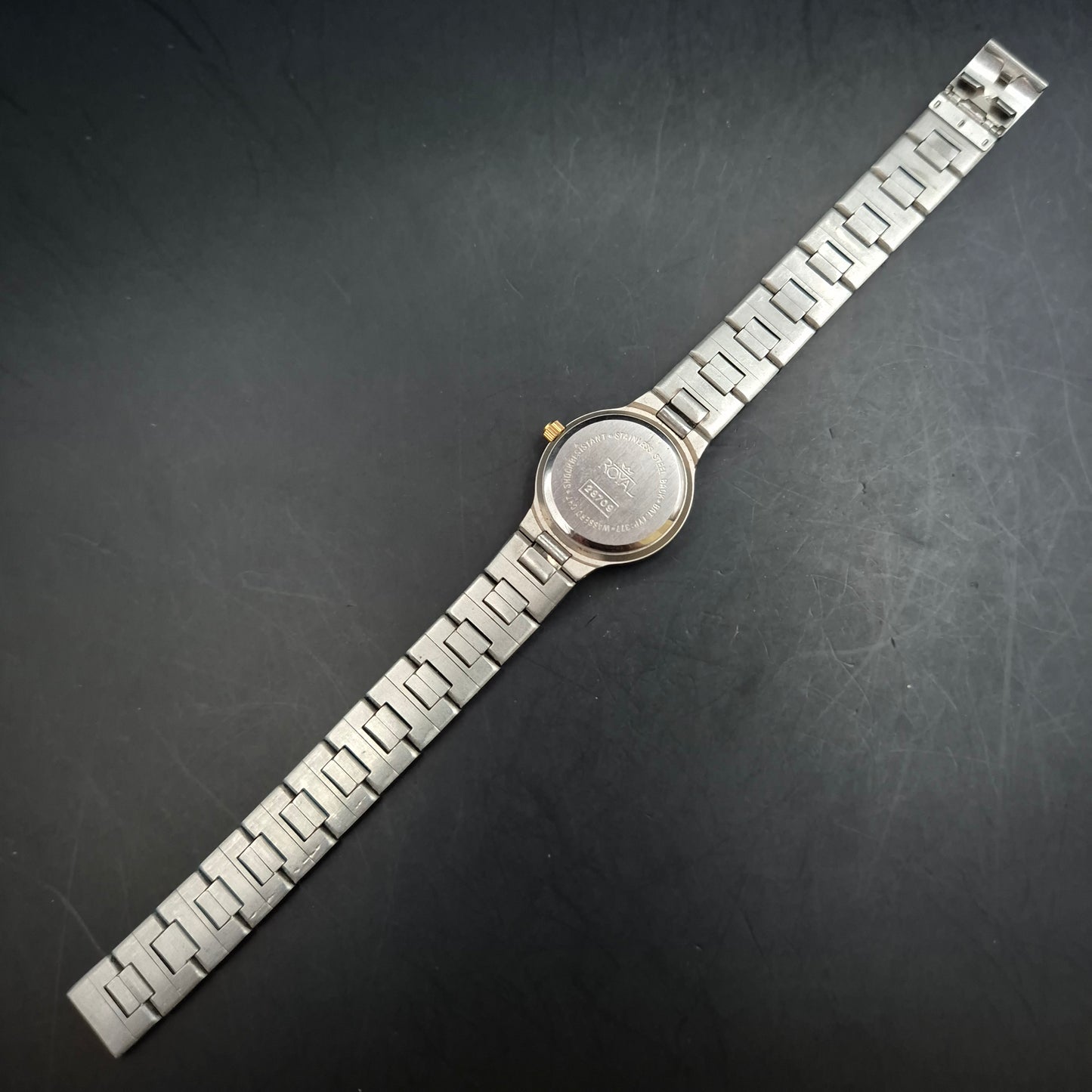 Royal Damen Uhr Bicolor – Klassisch mit Datumsanzeige (Armband defekt)