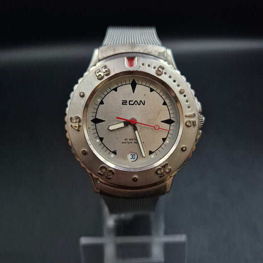 2CAN Diver-Stil Herren Uhr – Robust mit Mesh-Armband