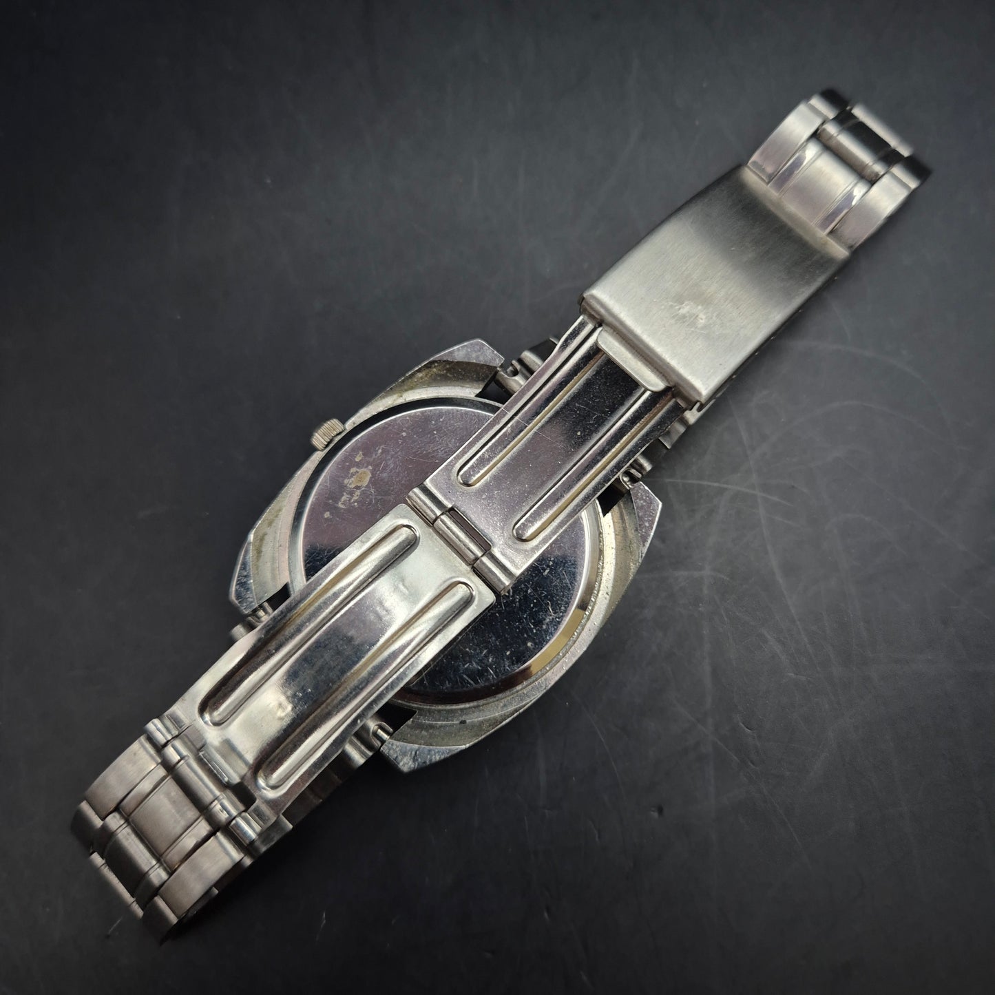 Minimalistische Damen Uhr – Elegantes Blau-Grau-Design