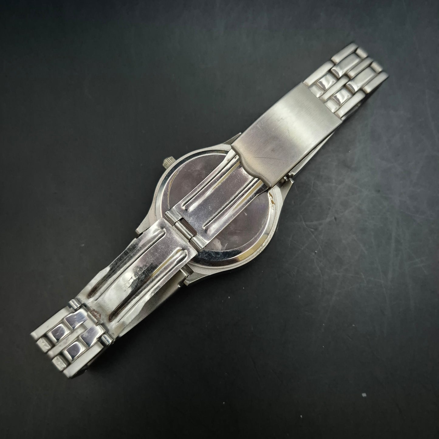 Extravagante Damen Uhr – Olive-Gelbes Pop-Art Zifferblatt