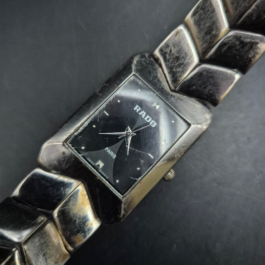 Rado Style Damen Uhr – Markantes Ketten-Armband mit Vintage Charme