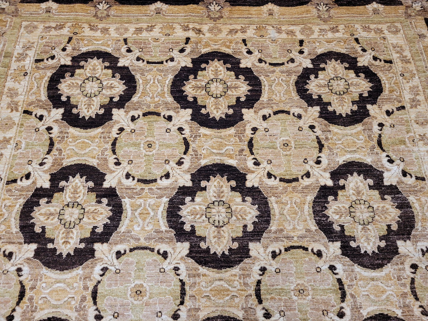 Ziegler Teppich – handgeknüpft – 270 × 185 cm – reine Schurwolle