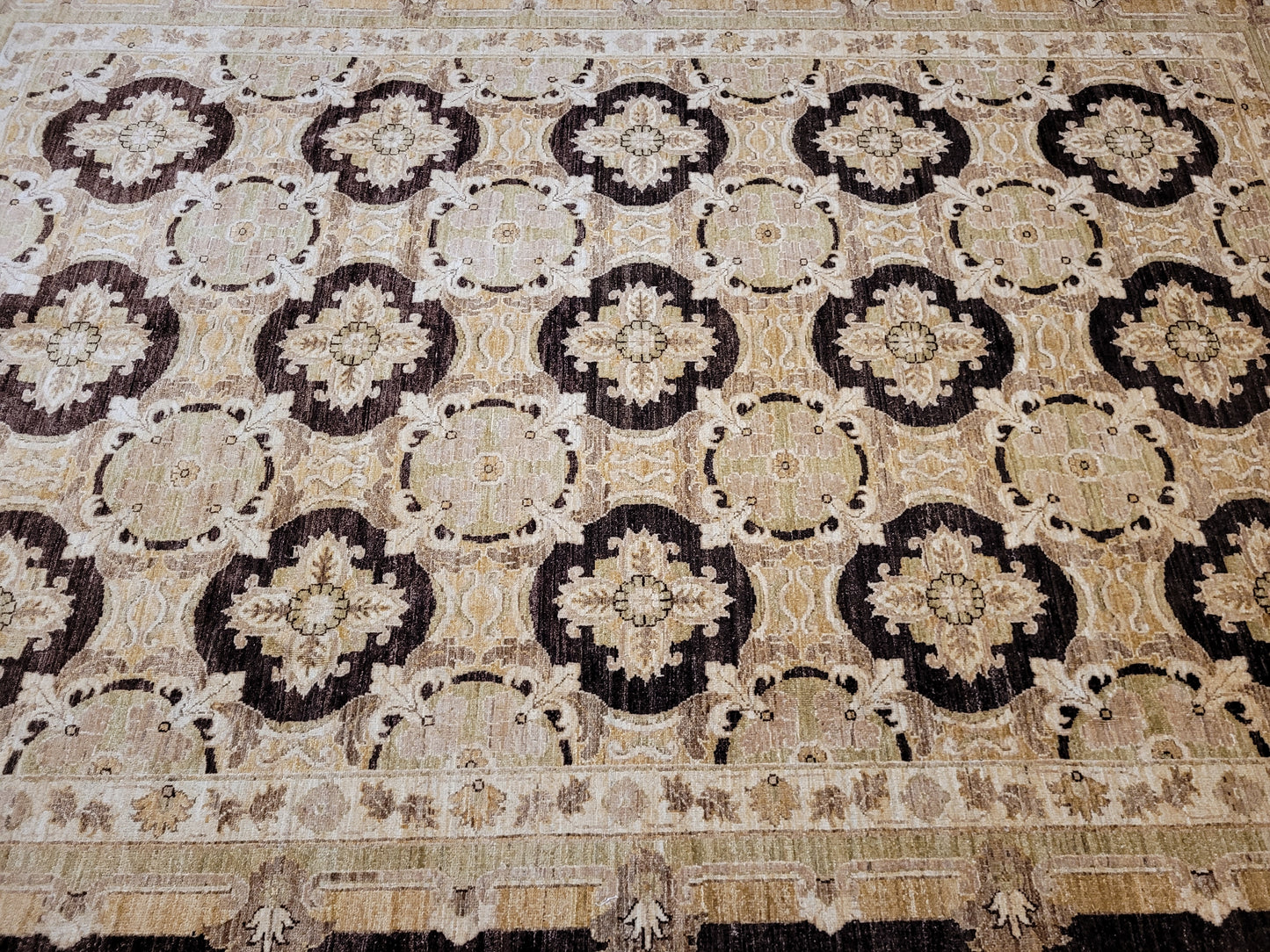 Ziegler Teppich – handgeknüpft – 270 × 185 cm – reine Schurwolle