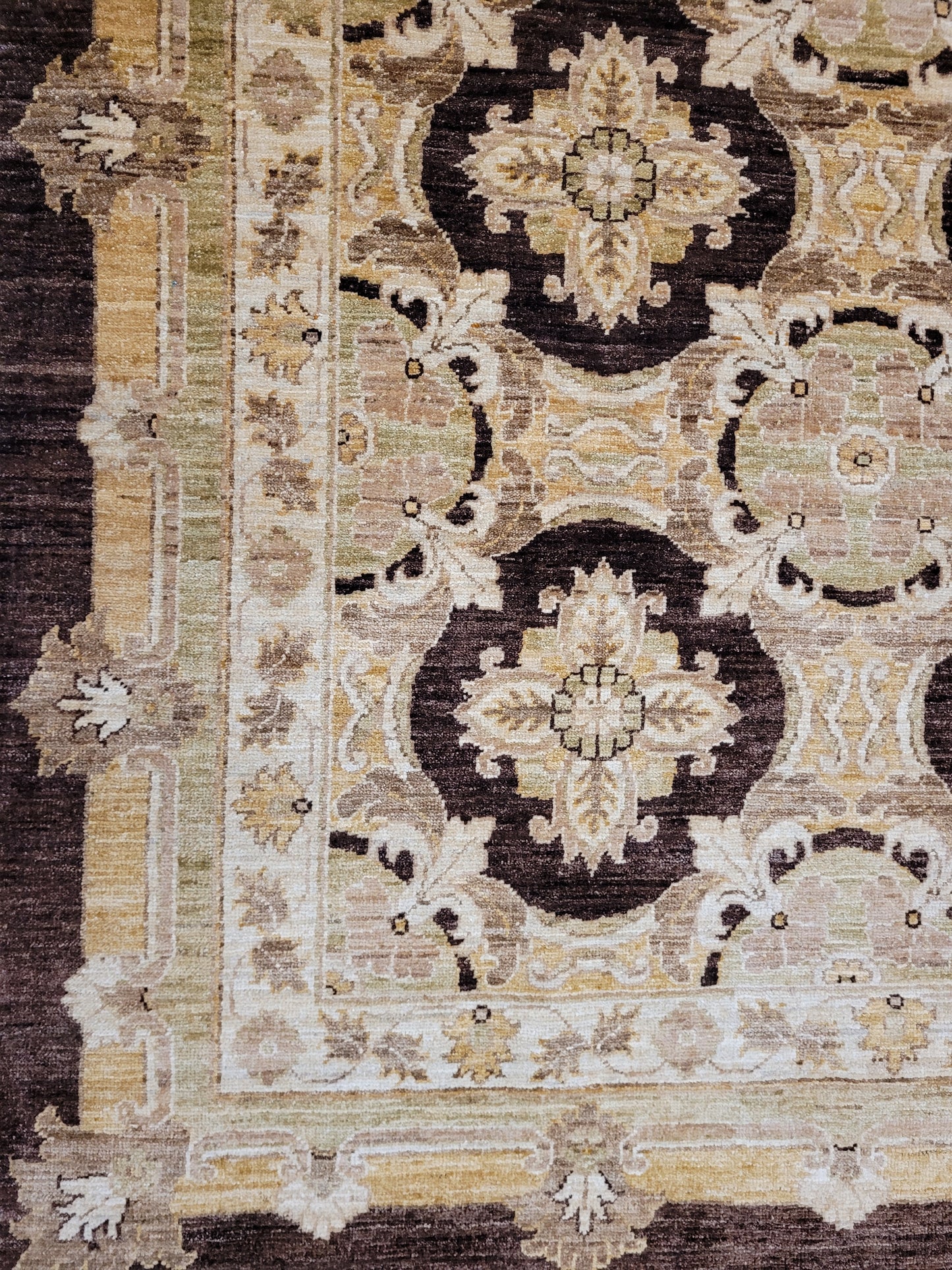 Ziegler Teppich – handgeknüpft – 270 × 185 cm – reine Schurwolle