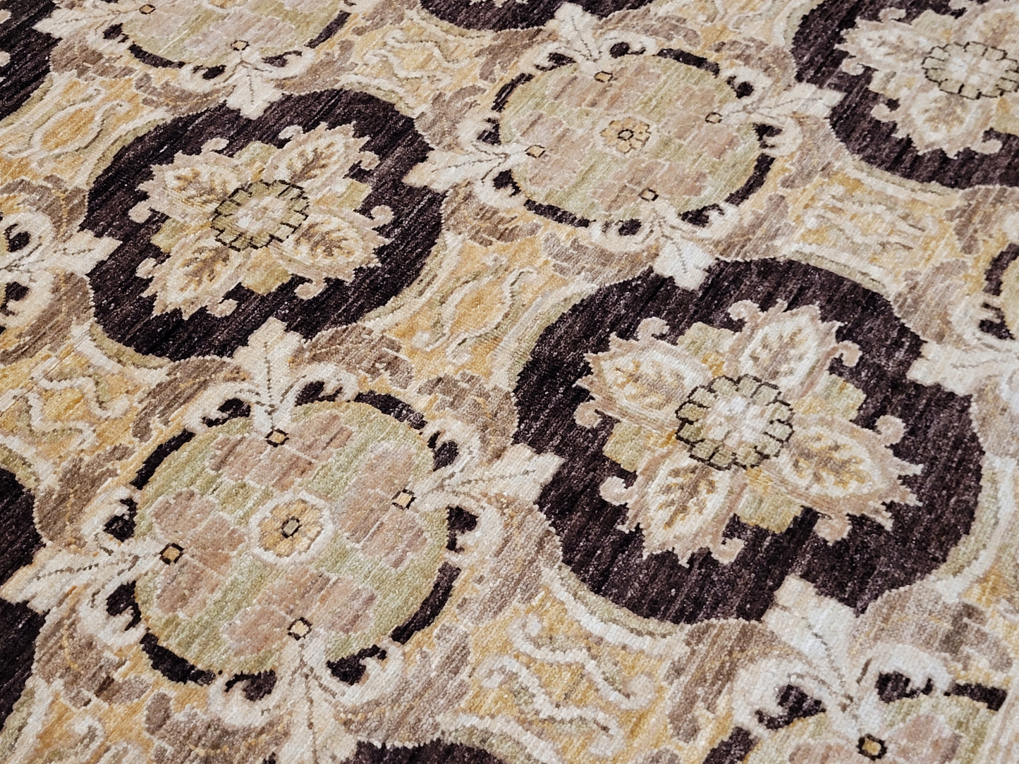 Ziegler Teppich – handgeknüpft – 270 × 185 cm – reine Schurwolle