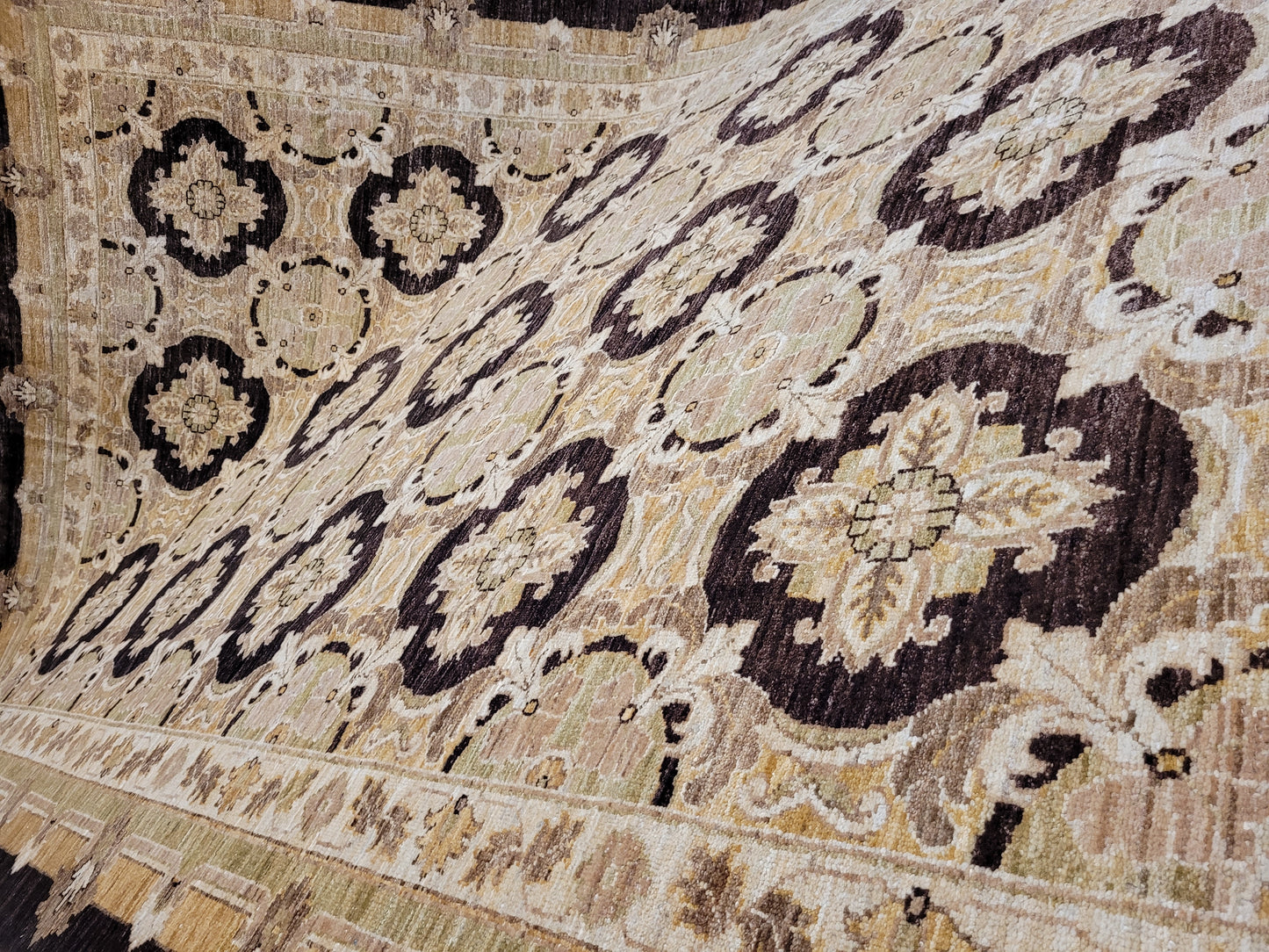 Ziegler Teppich – handgeknüpft – 270 × 185 cm – reine Schurwolle