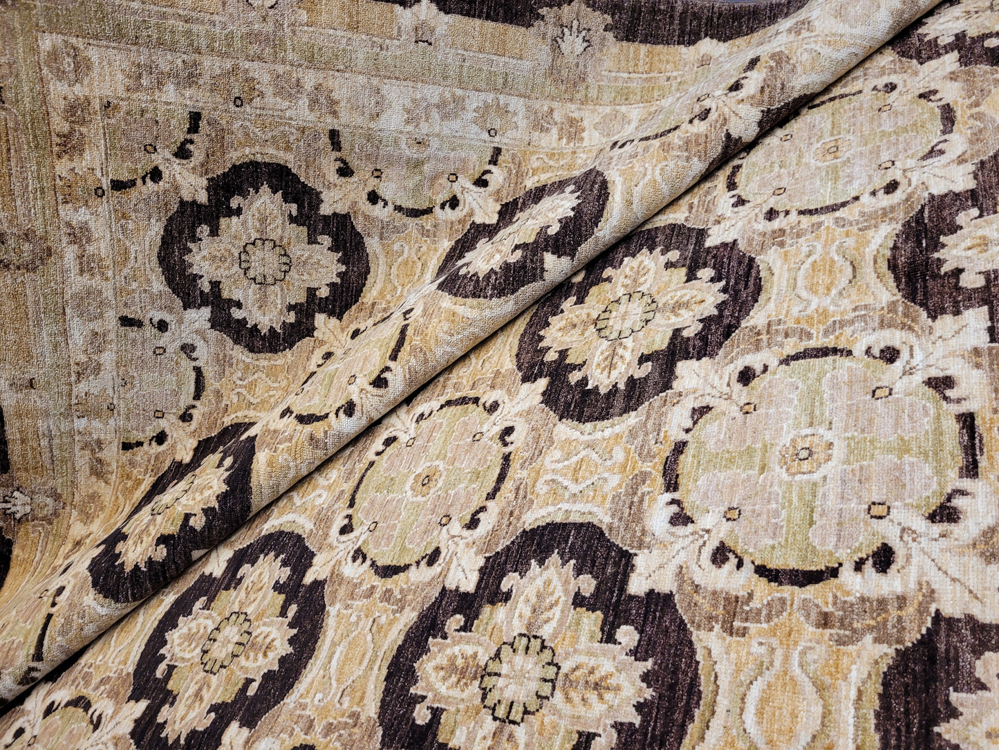 Ziegler Teppich – handgeknüpft – 270 × 185 cm – reine Schurwolle