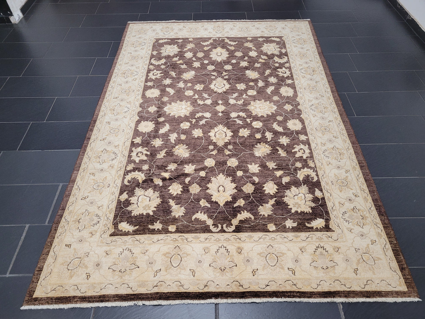 Ziegler Teppich – 100 % Ghazni-Wolle – 300 × 200 cm – handgeknüpft