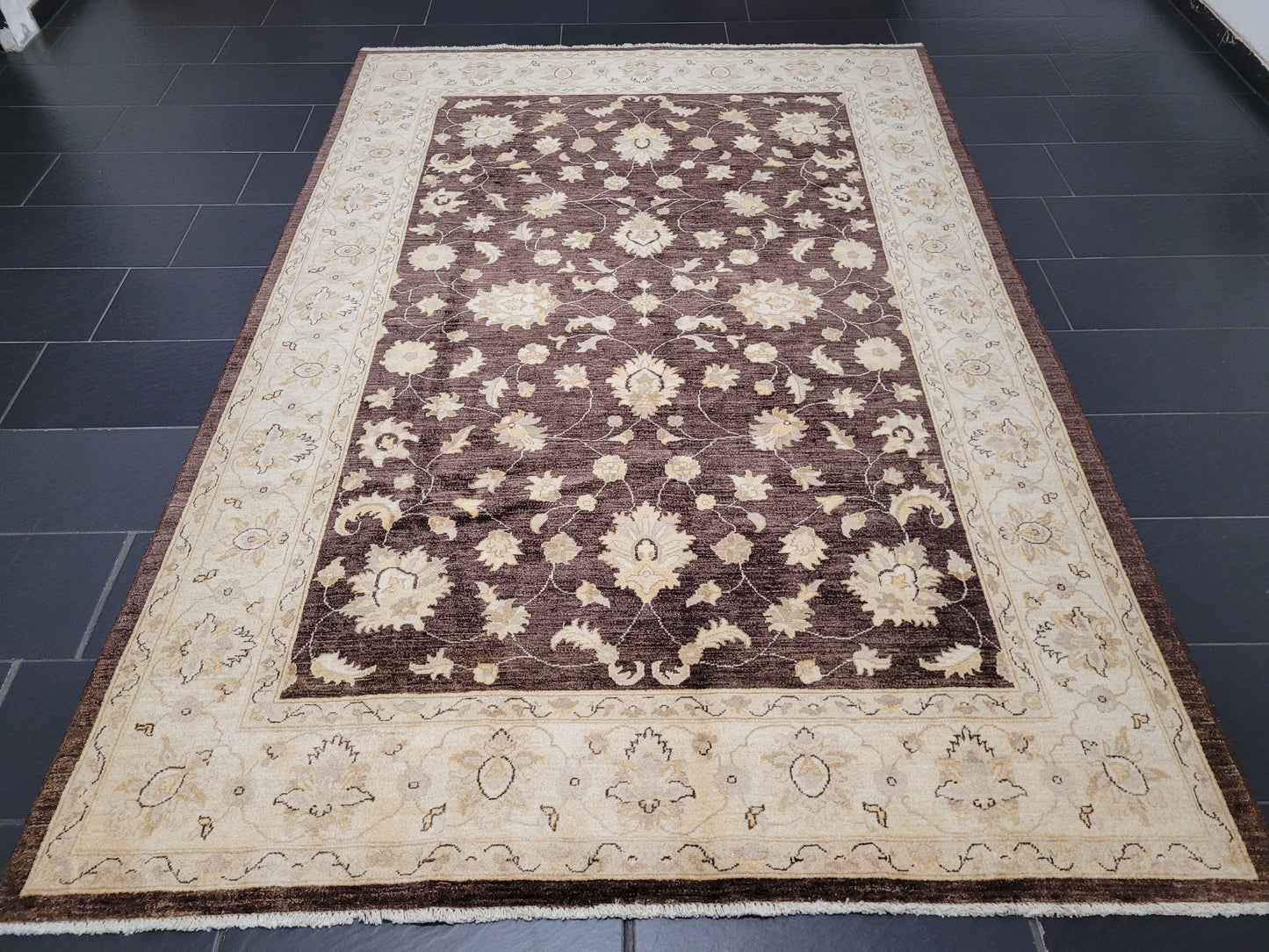 Ziegler Teppich – 100 % Ghazni-Wolle – 300 × 200 cm – handgeknüpft