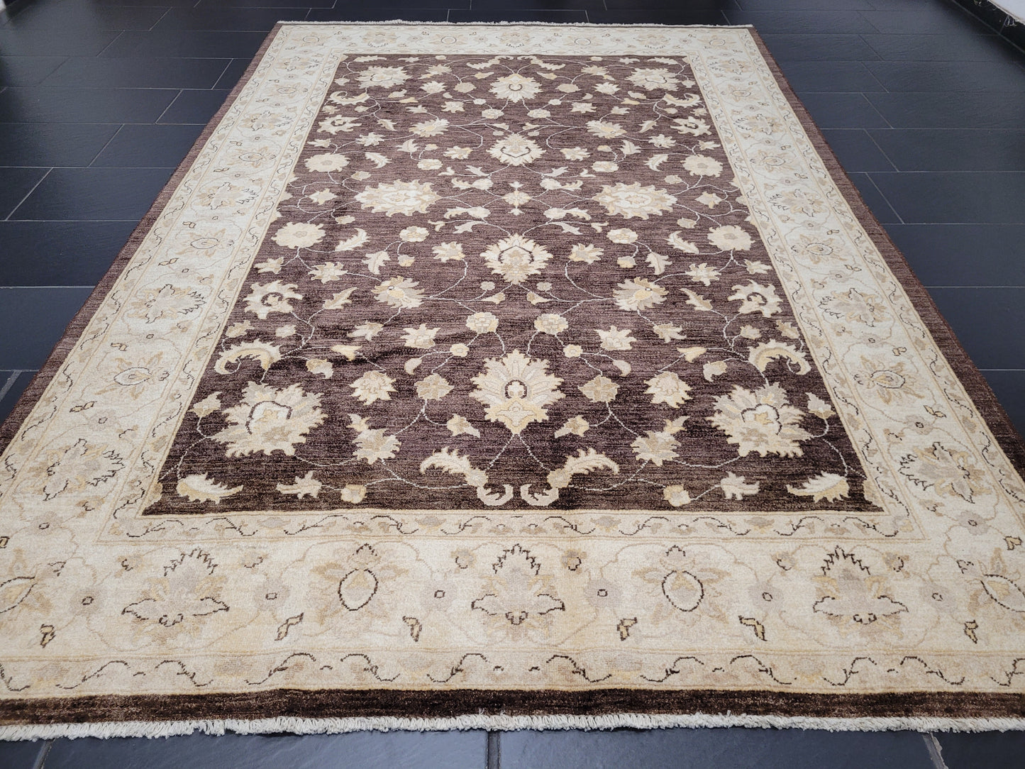 Ziegler Teppich – 100 % Ghazni-Wolle – 300 × 200 cm – handgeknüpft