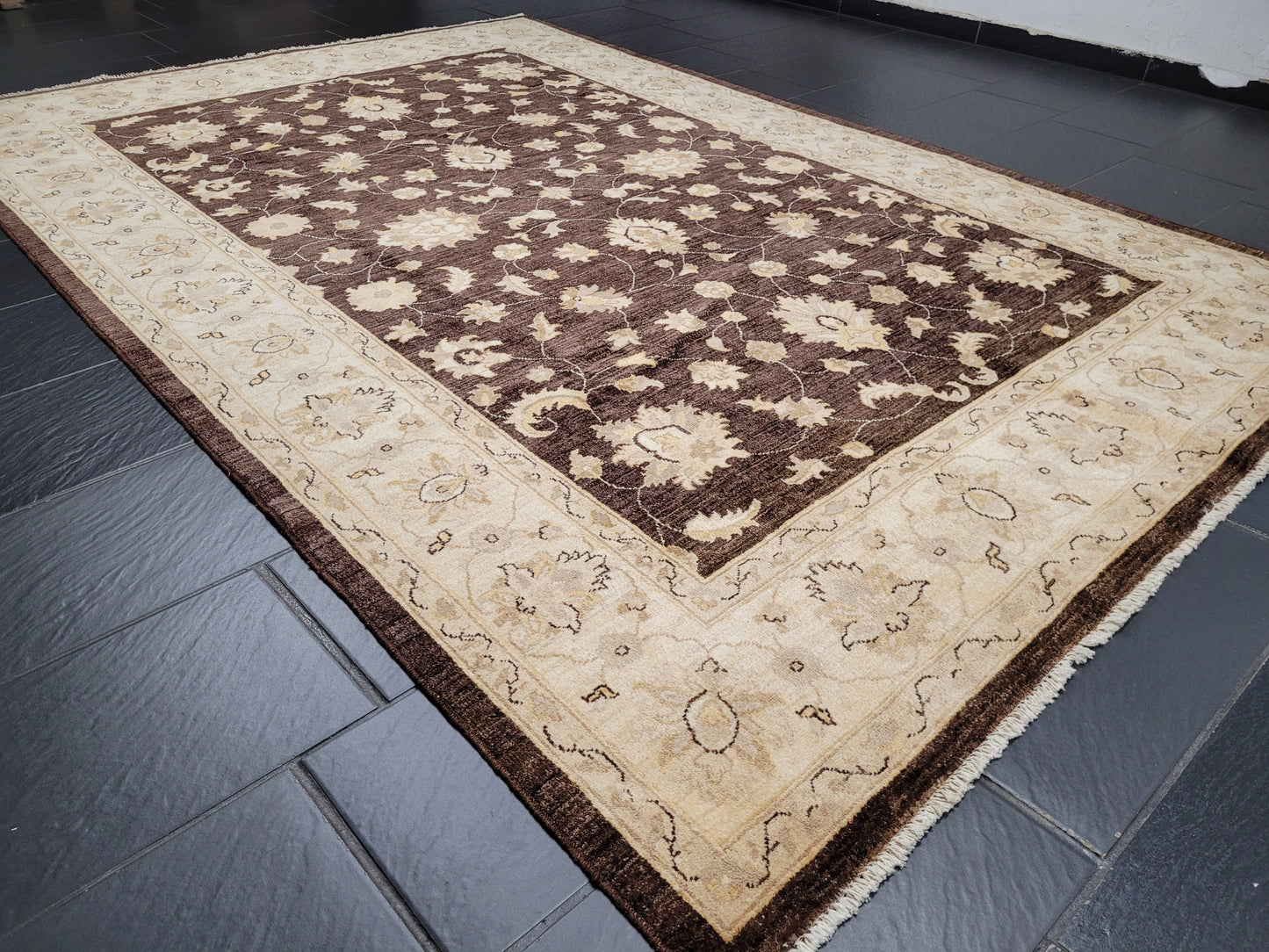 Ziegler Teppich – 100 % Ghazni-Wolle – 300 × 200 cm – handgeknüpft