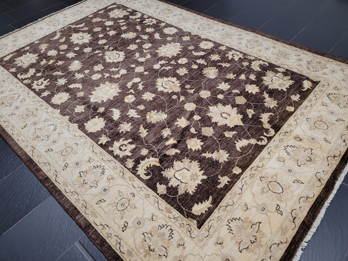 Ziegler Teppich – 100 % Ghazni-Wolle – 300 × 200 cm – handgeknüpft