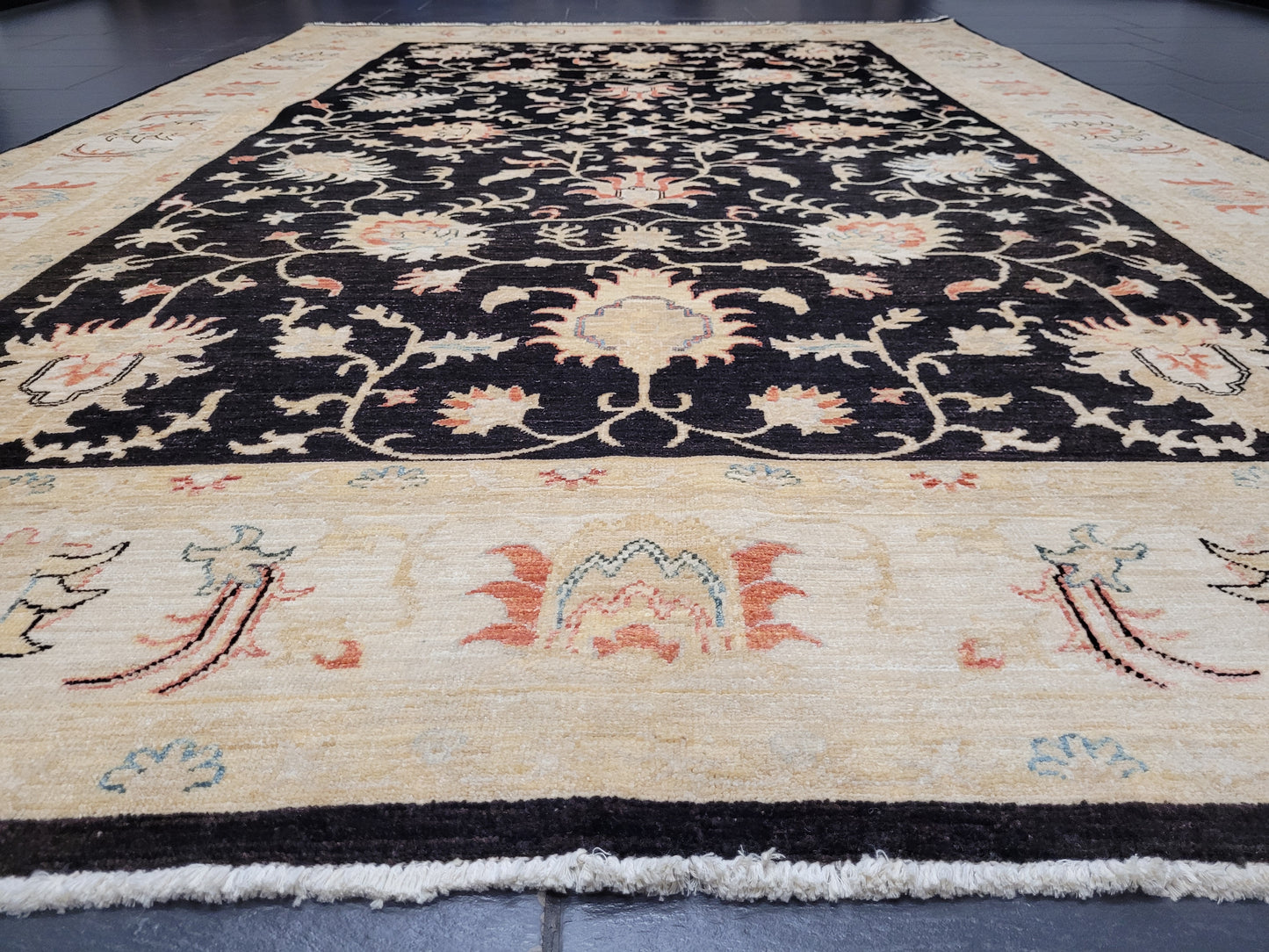 Ziegler Teppich – 100 % Ghazni-Wolle – 300 × 200 cm – handgeknüpft