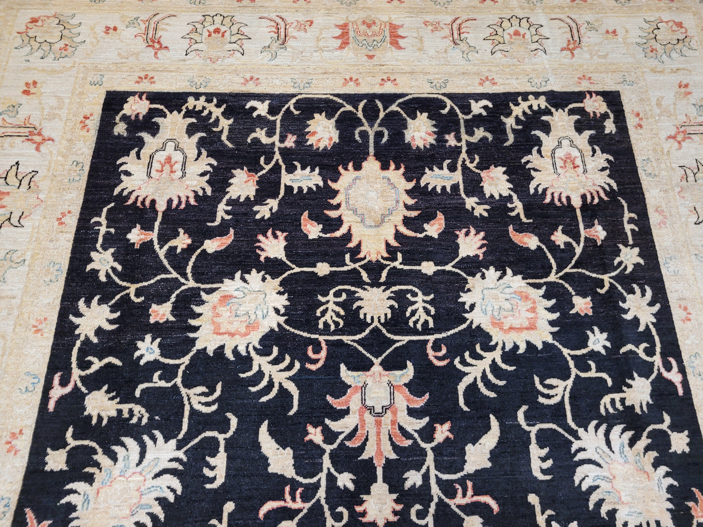 Ziegler Teppich – 100 % Ghazni-Wolle – 300 × 200 cm – handgeknüpft