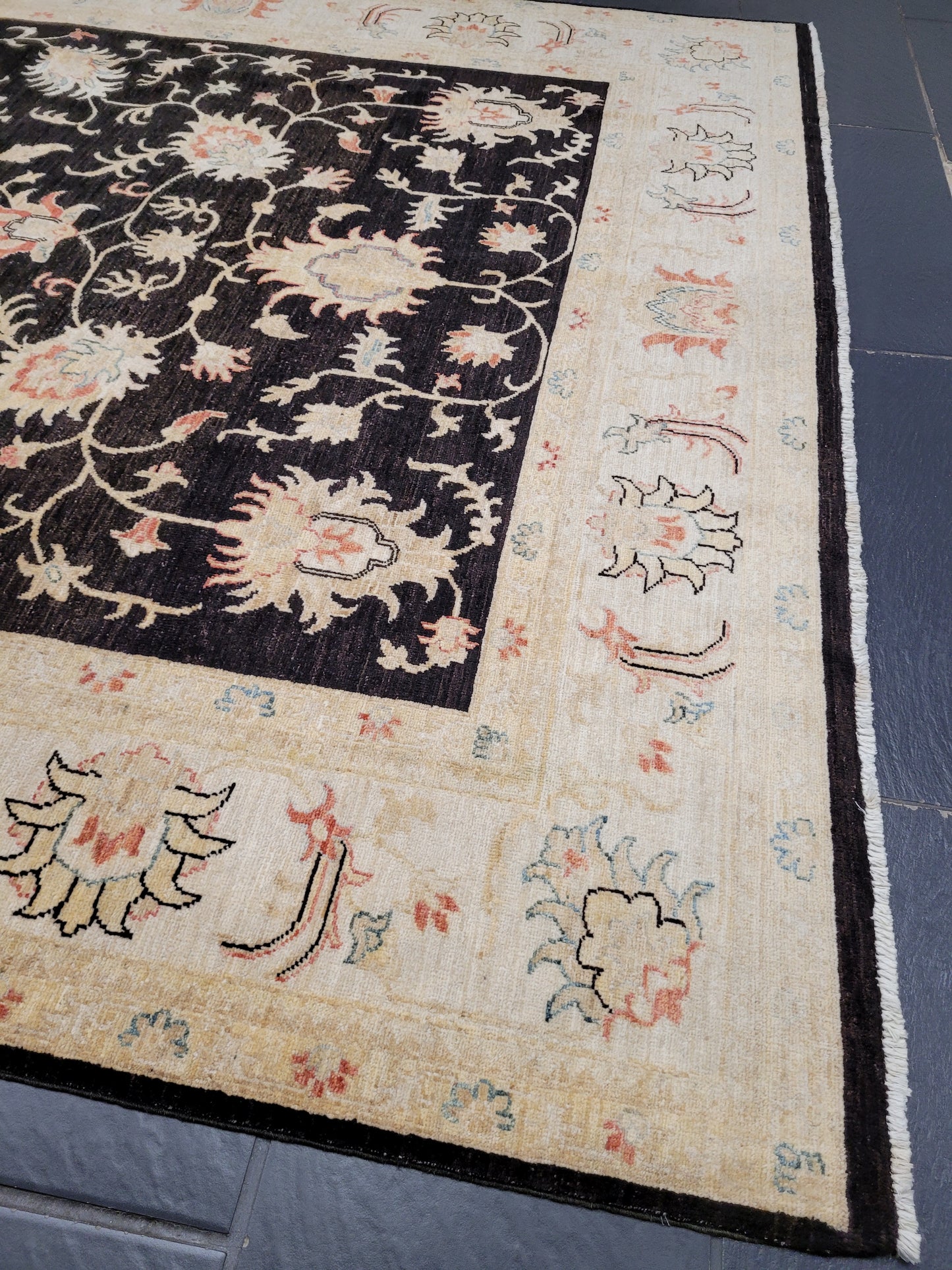 Ziegler Teppich – 100 % Ghazni-Wolle – 300 × 200 cm – handgeknüpft