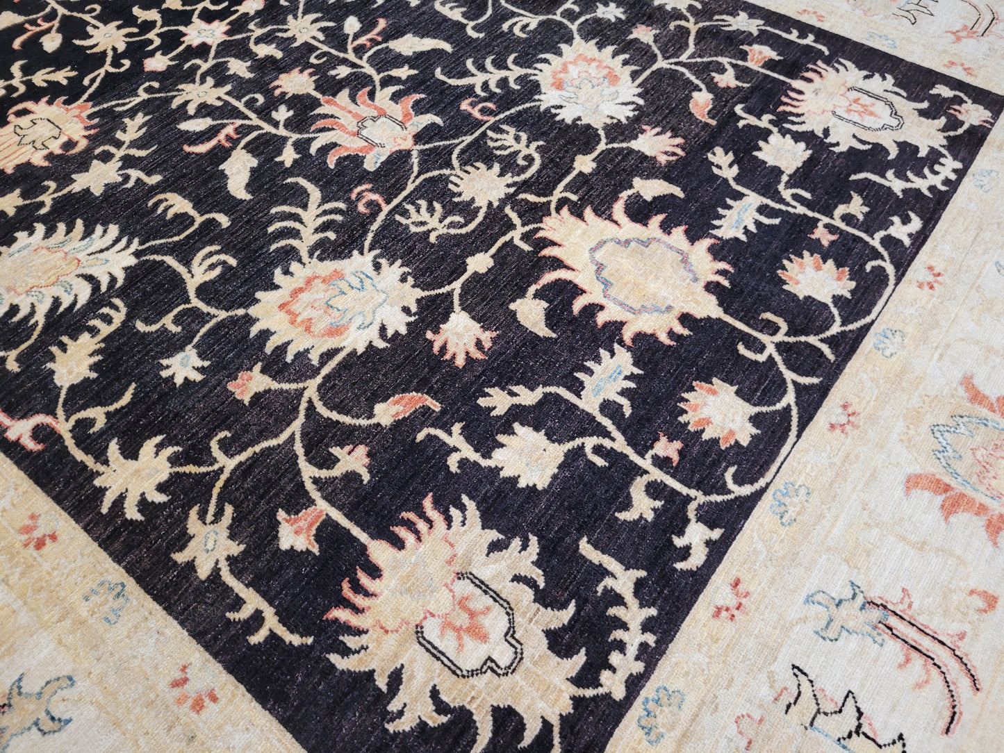 Ziegler Teppich – 100 % Ghazni-Wolle – 300 × 200 cm – handgeknüpft