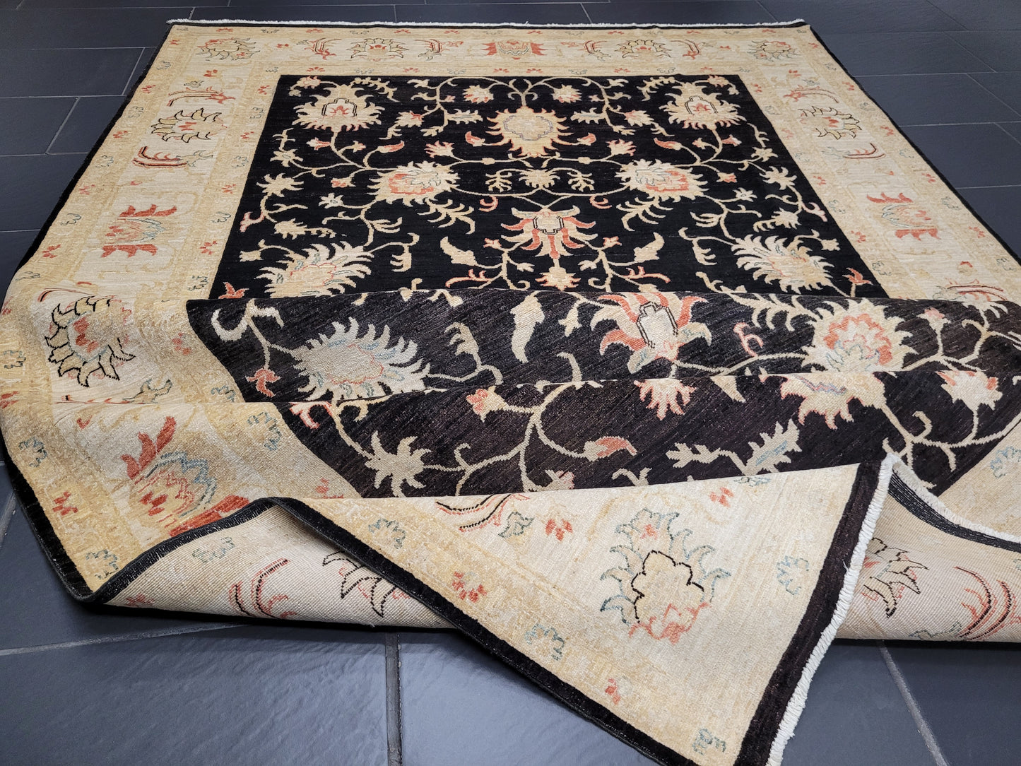 Ziegler Teppich – 100 % Ghazni-Wolle – 300 × 200 cm – handgeknüpft