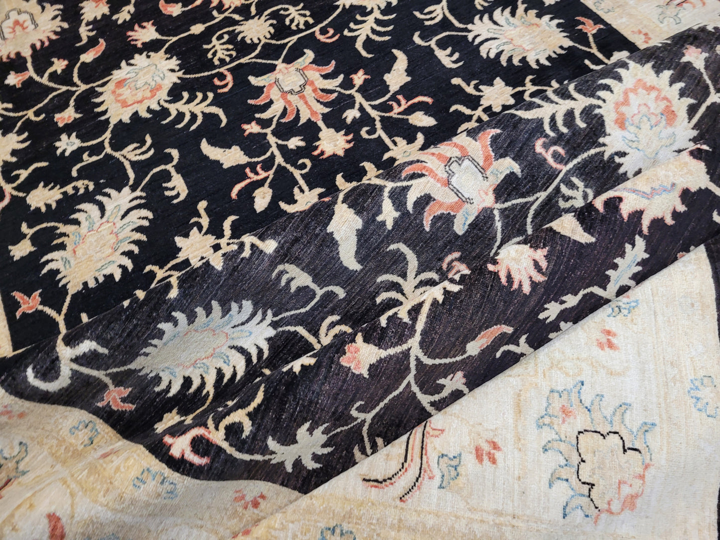 Ziegler Teppich – 100 % Ghazni-Wolle – 300 × 200 cm – handgeknüpft