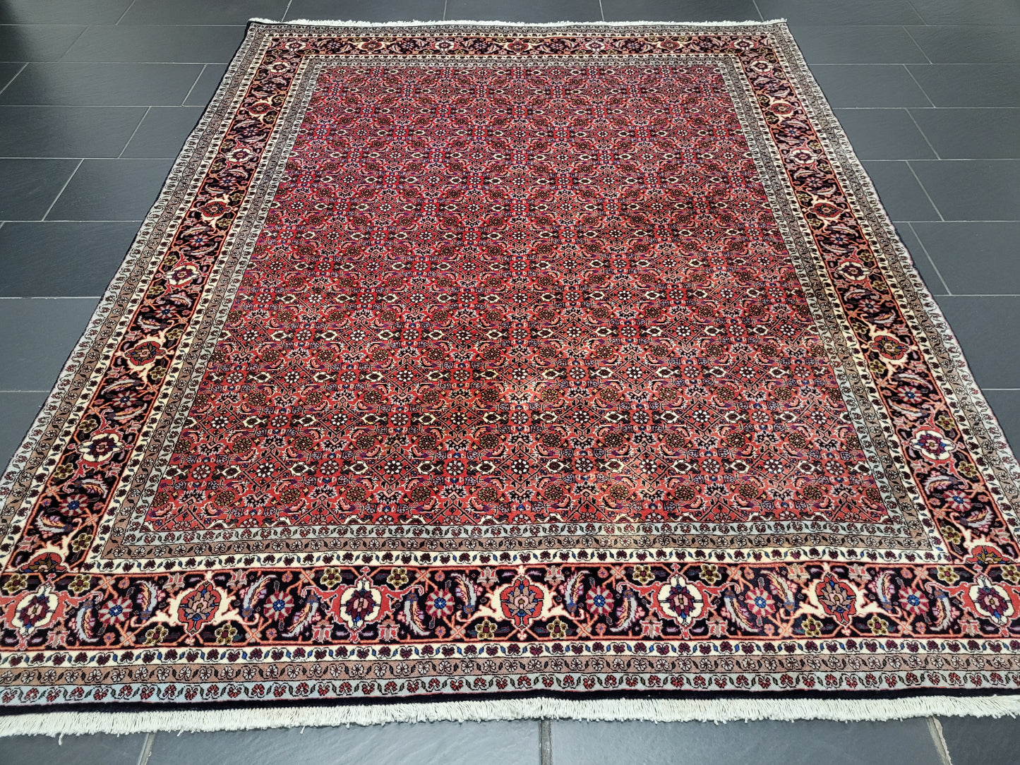 Bidjar Teppich Korkwolle feine Knüpfung 250 × 200 cm