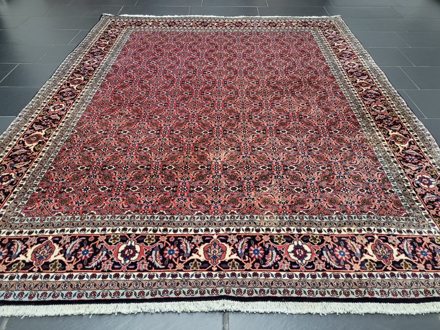 Bidjar Teppich Korkwolle feine Knüpfung 250 × 200 cm