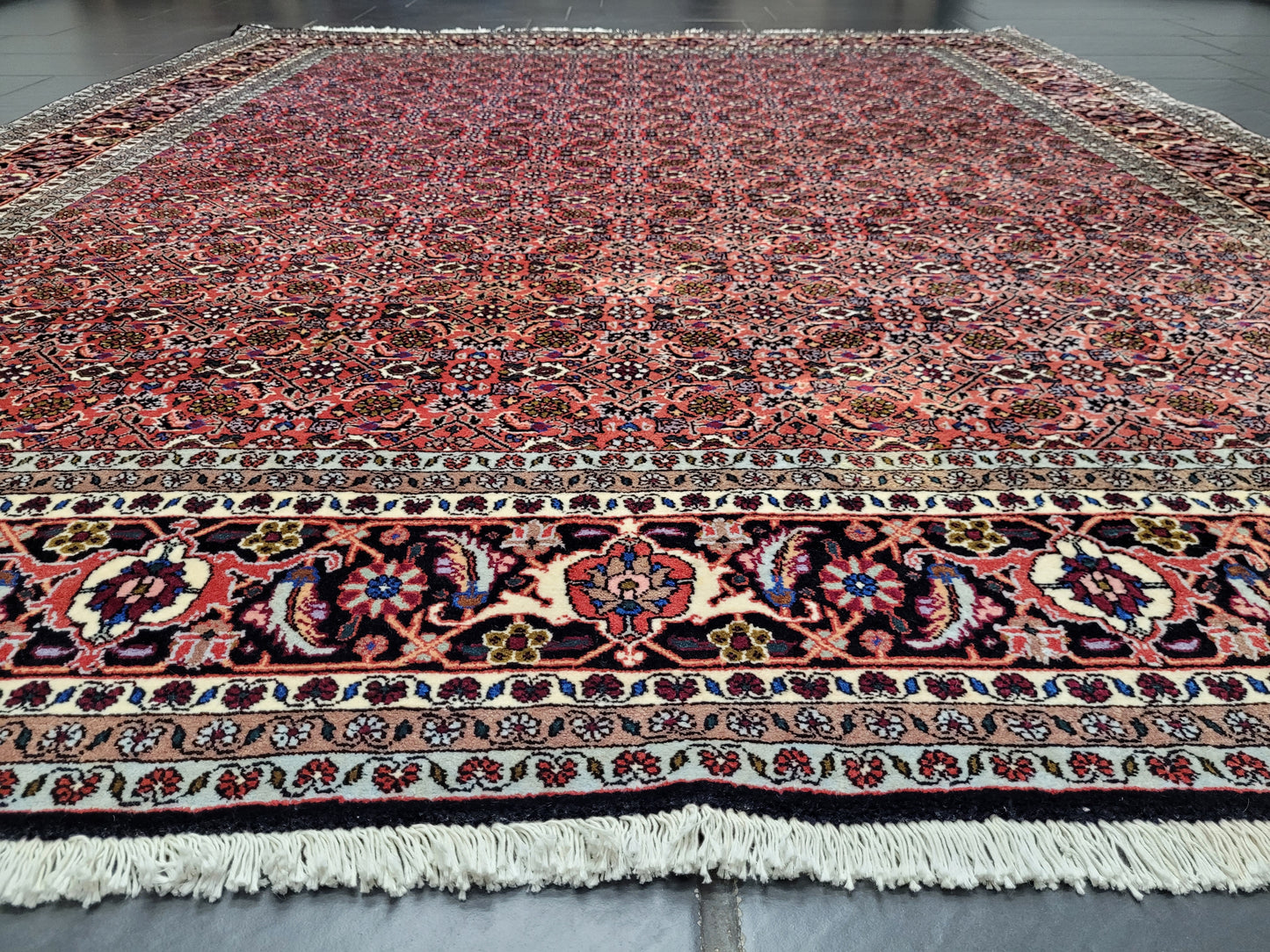 Bidjar Teppich Korkwolle feine Knüpfung 250 × 200 cm