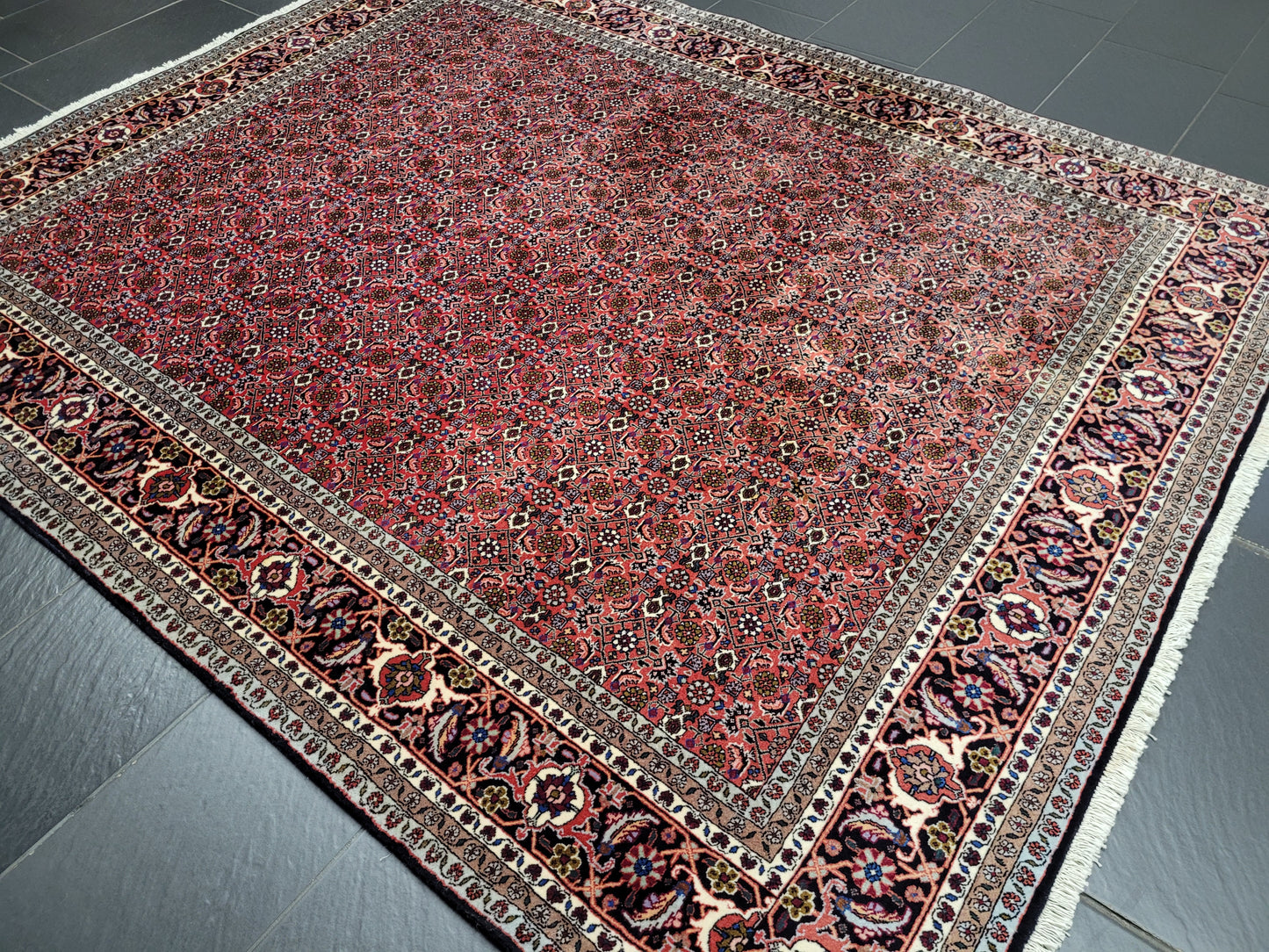 Bidjar Teppich Korkwolle feine Knüpfung 250 × 200 cm