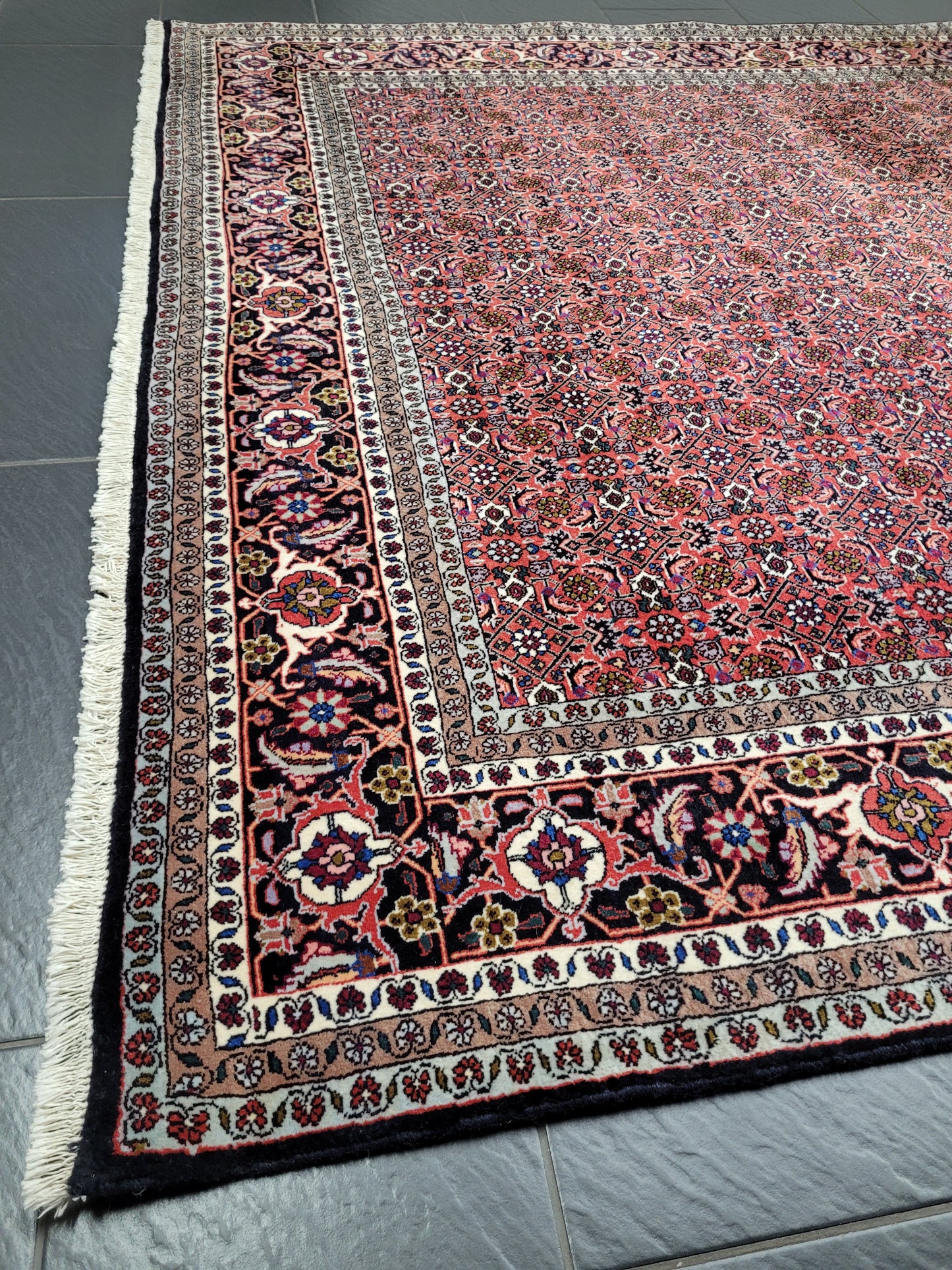 Bidjar Teppich Korkwolle feine Knüpfung 250 × 200 cm