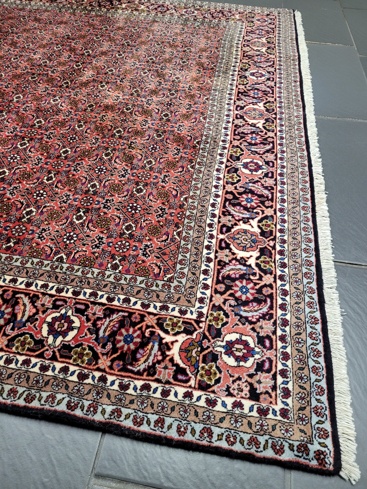 Bidjar Teppich Korkwolle feine Knüpfung 250 × 200 cm