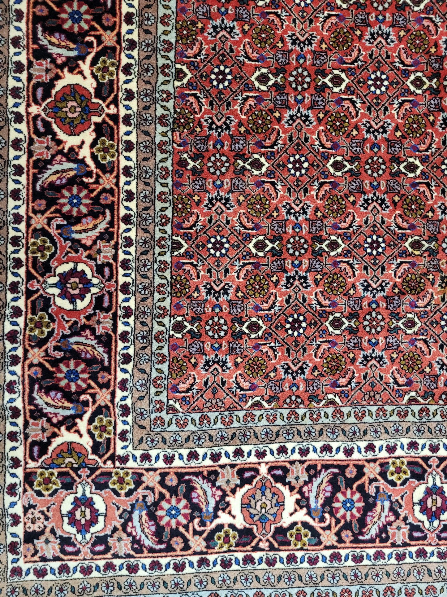 Bidjar Teppich Korkwolle feine Knüpfung 250 × 200 cm