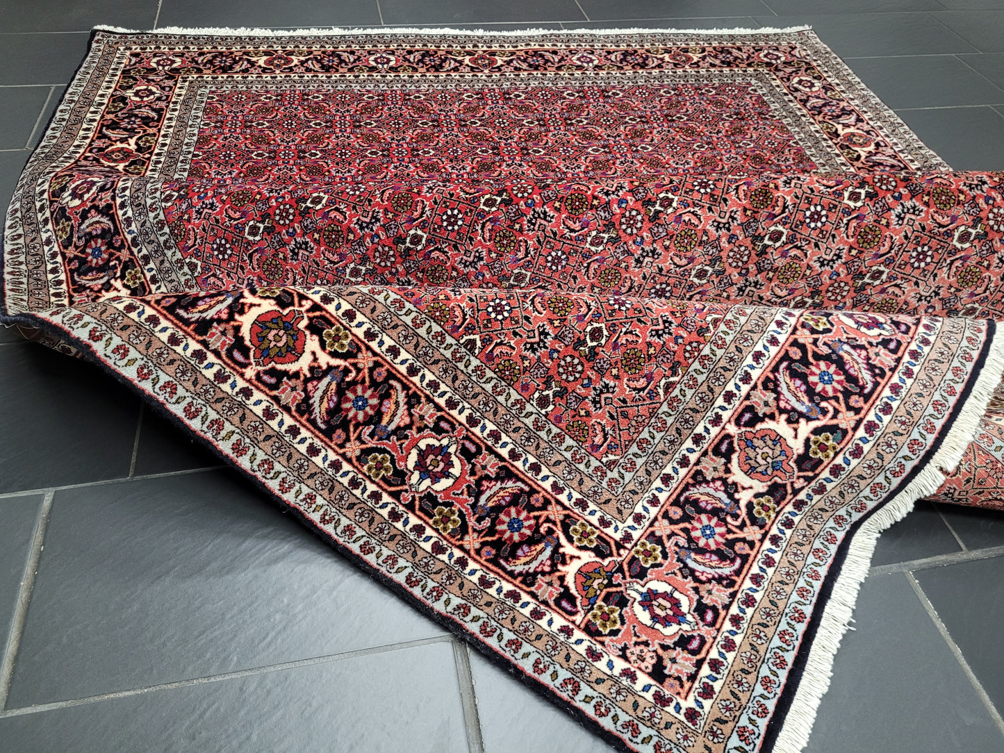 Bidjar Teppich Korkwolle feine Knüpfung 250 × 200 cm