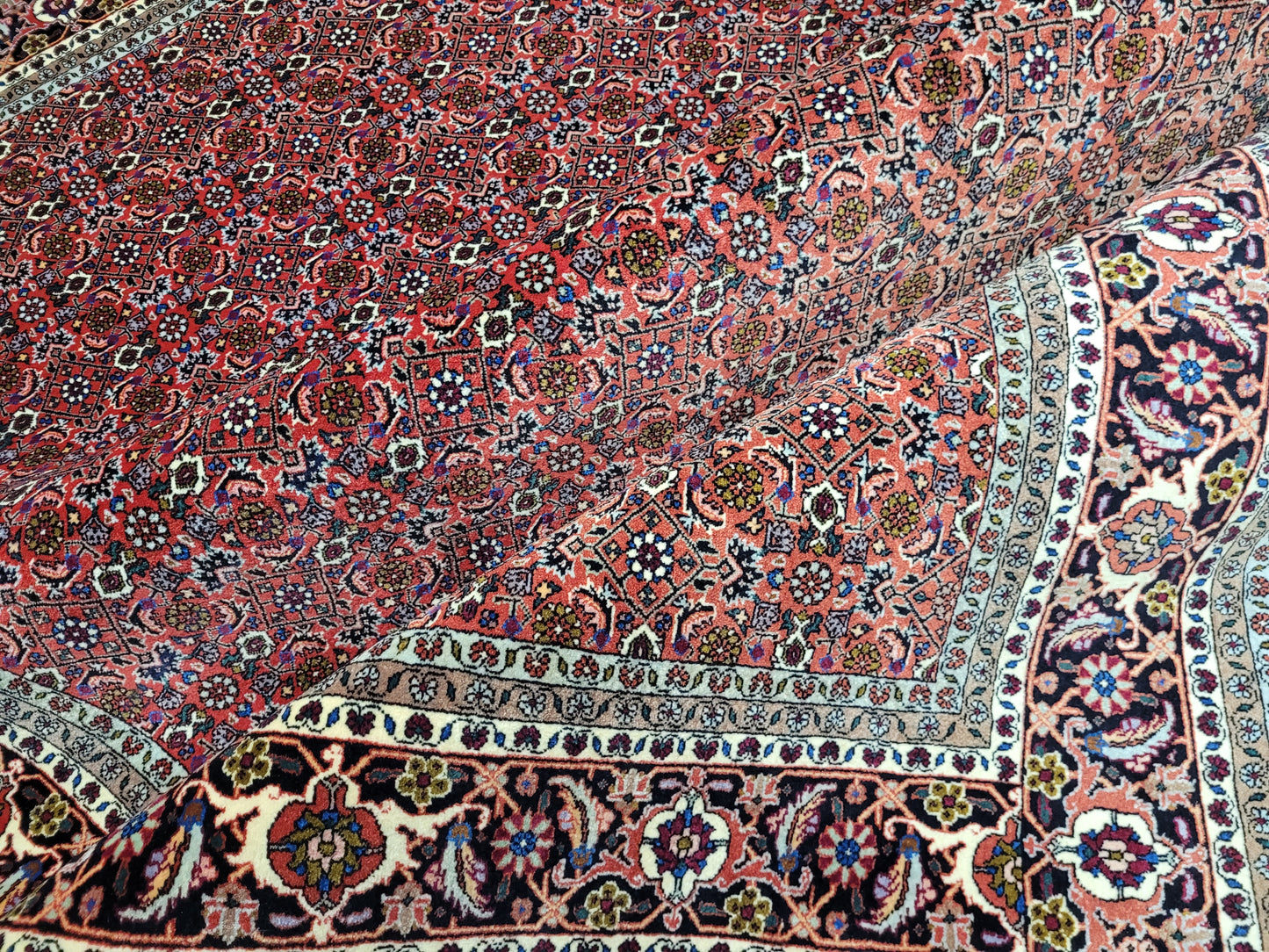 Bidjar Teppich Korkwolle feine Knüpfung 250 × 200 cm