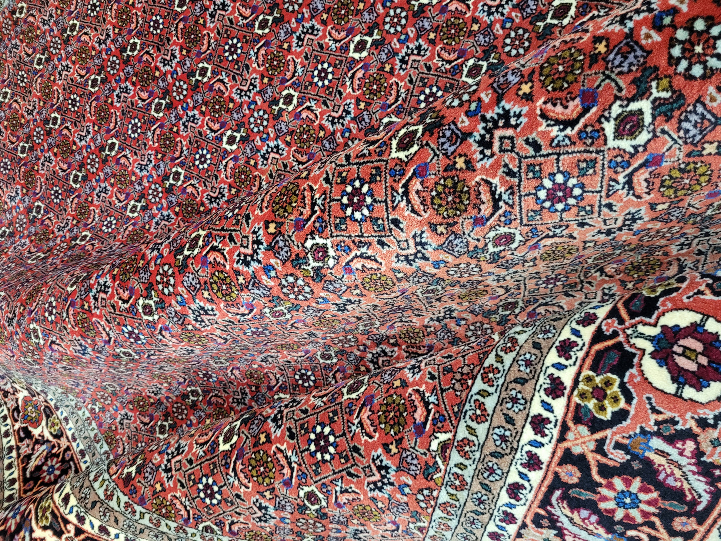 Bidjar Teppich Korkwolle feine Knüpfung 250 × 200 cm