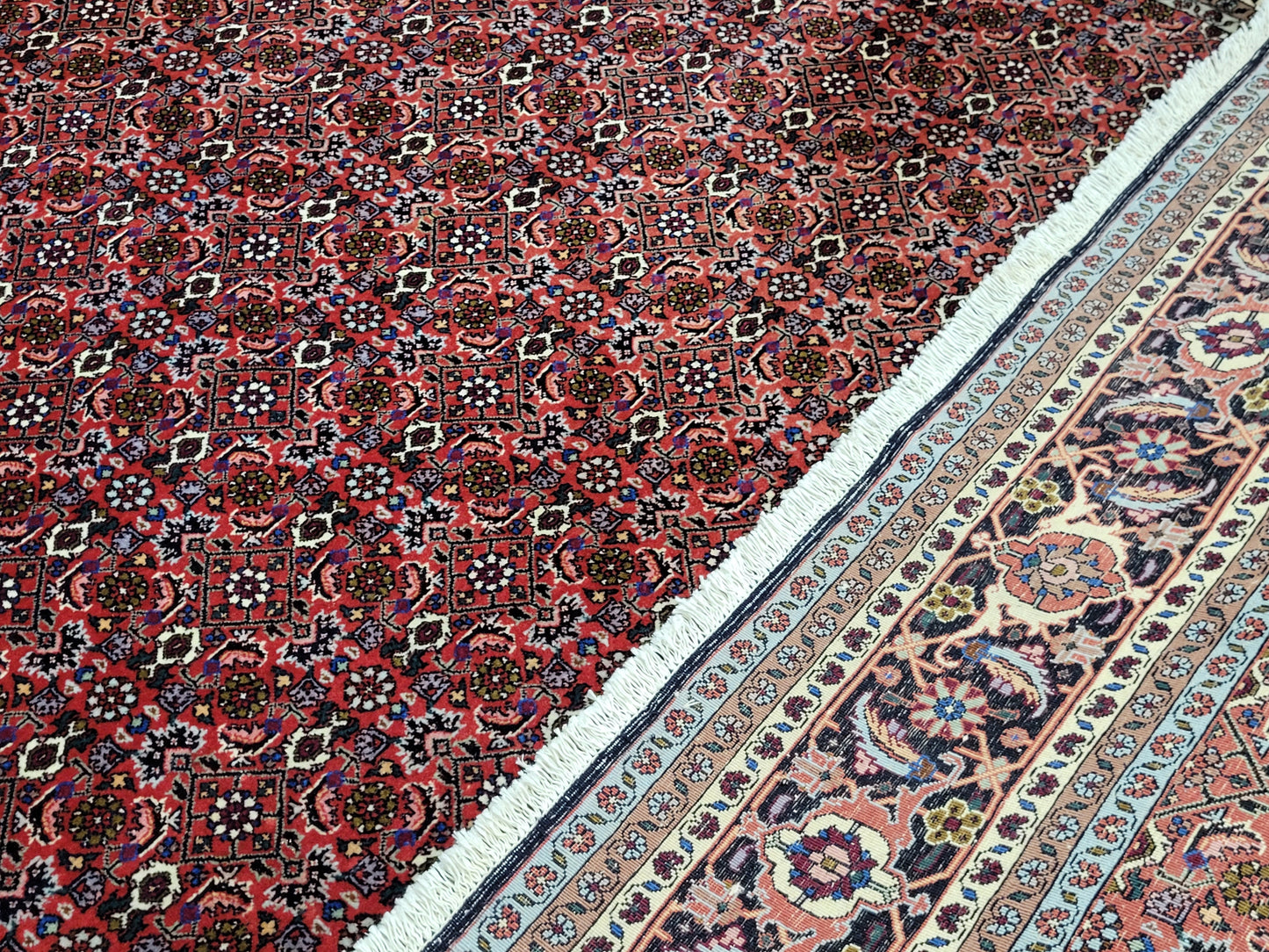 Bidjar Teppich Korkwolle feine Knüpfung 250 × 200 cm