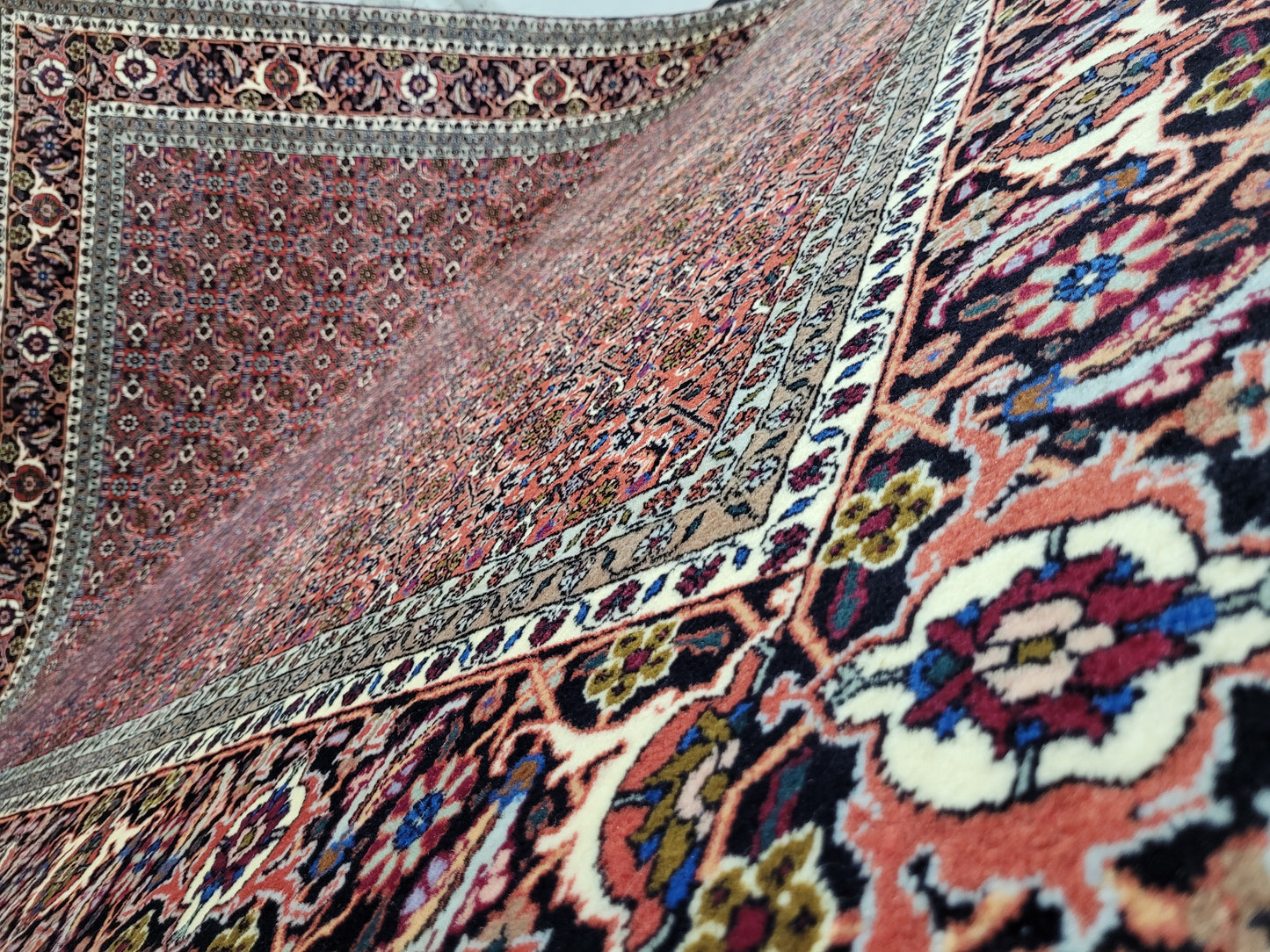 Bidjar Teppich Korkwolle feine Knüpfung 250 × 200 cm