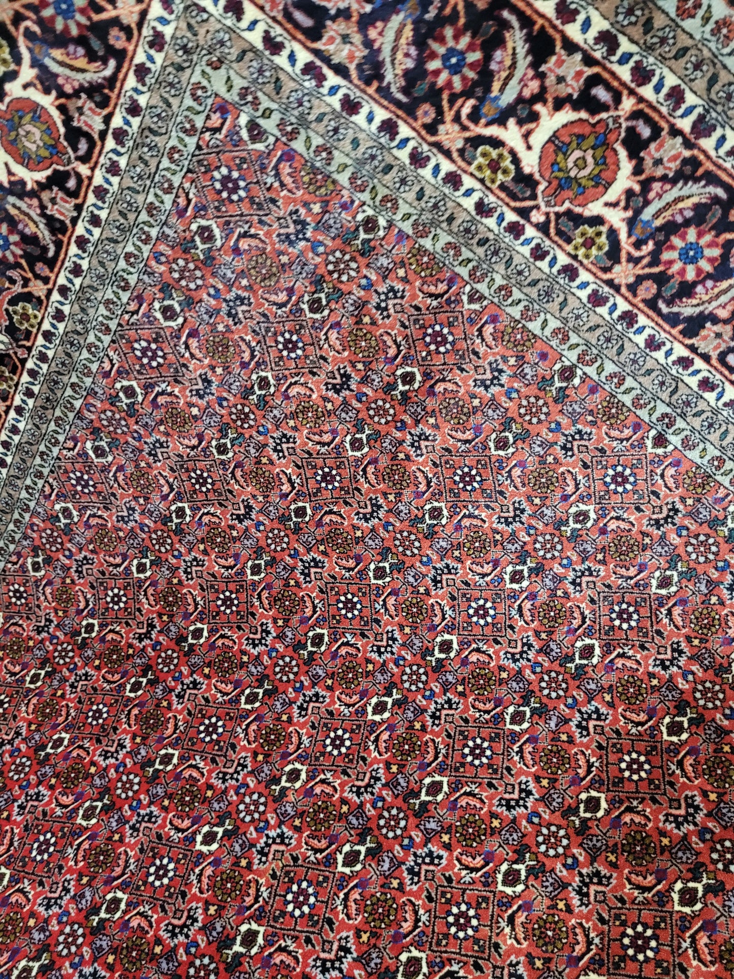 Bidjar Teppich Korkwolle feine Knüpfung 250 × 200 cm