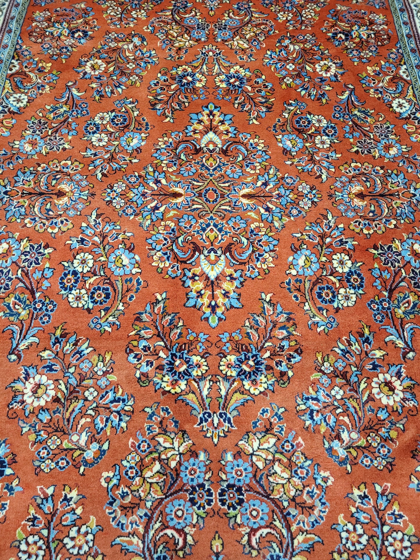 Sarough Teppich reine Wolle florales Design 305 × 205 cm