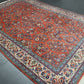 Sarough Teppich reine Wolle florales Design 305 × 205 cm