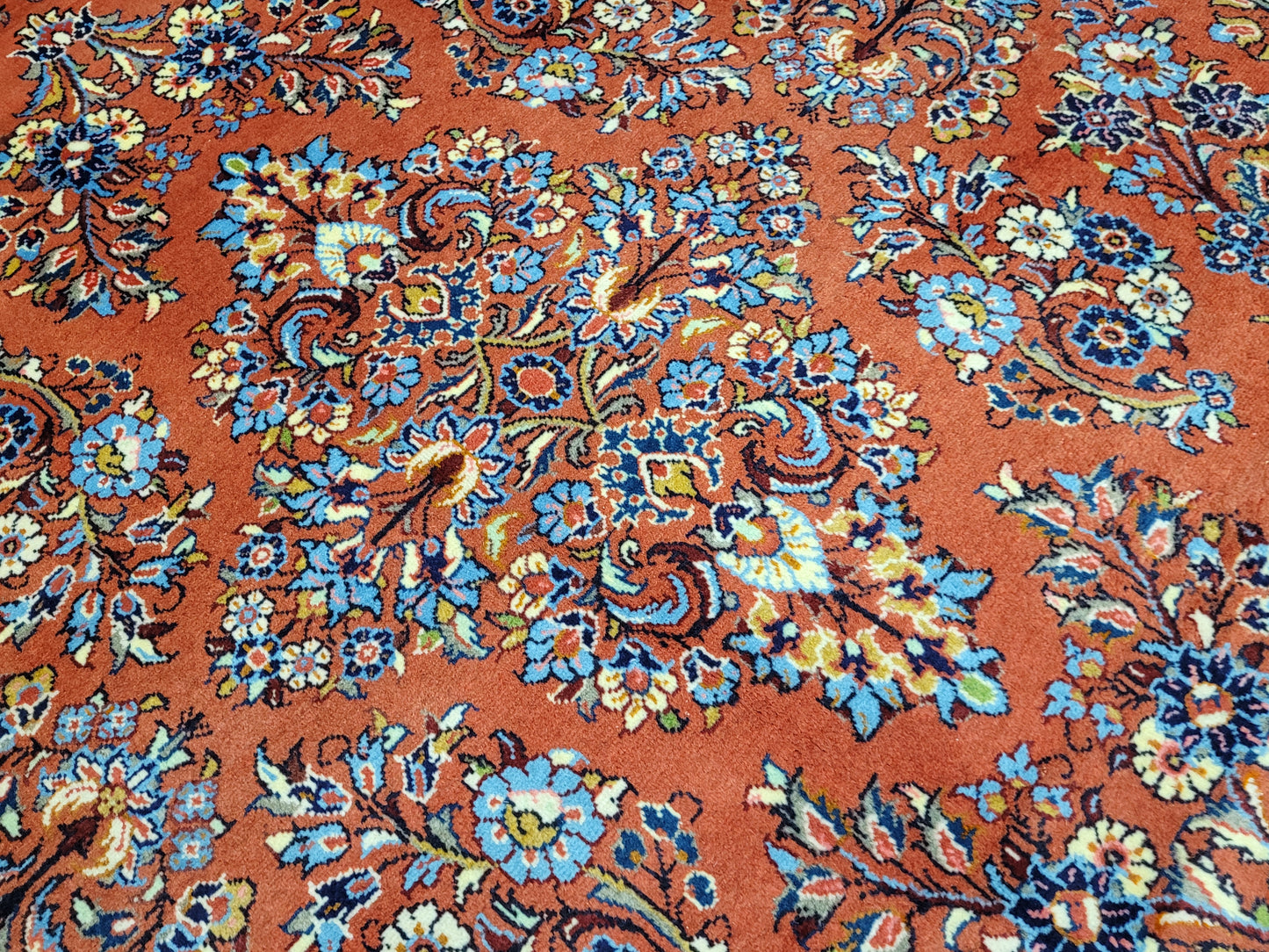 Sarough Teppich reine Wolle florales Design 305 × 205 cm