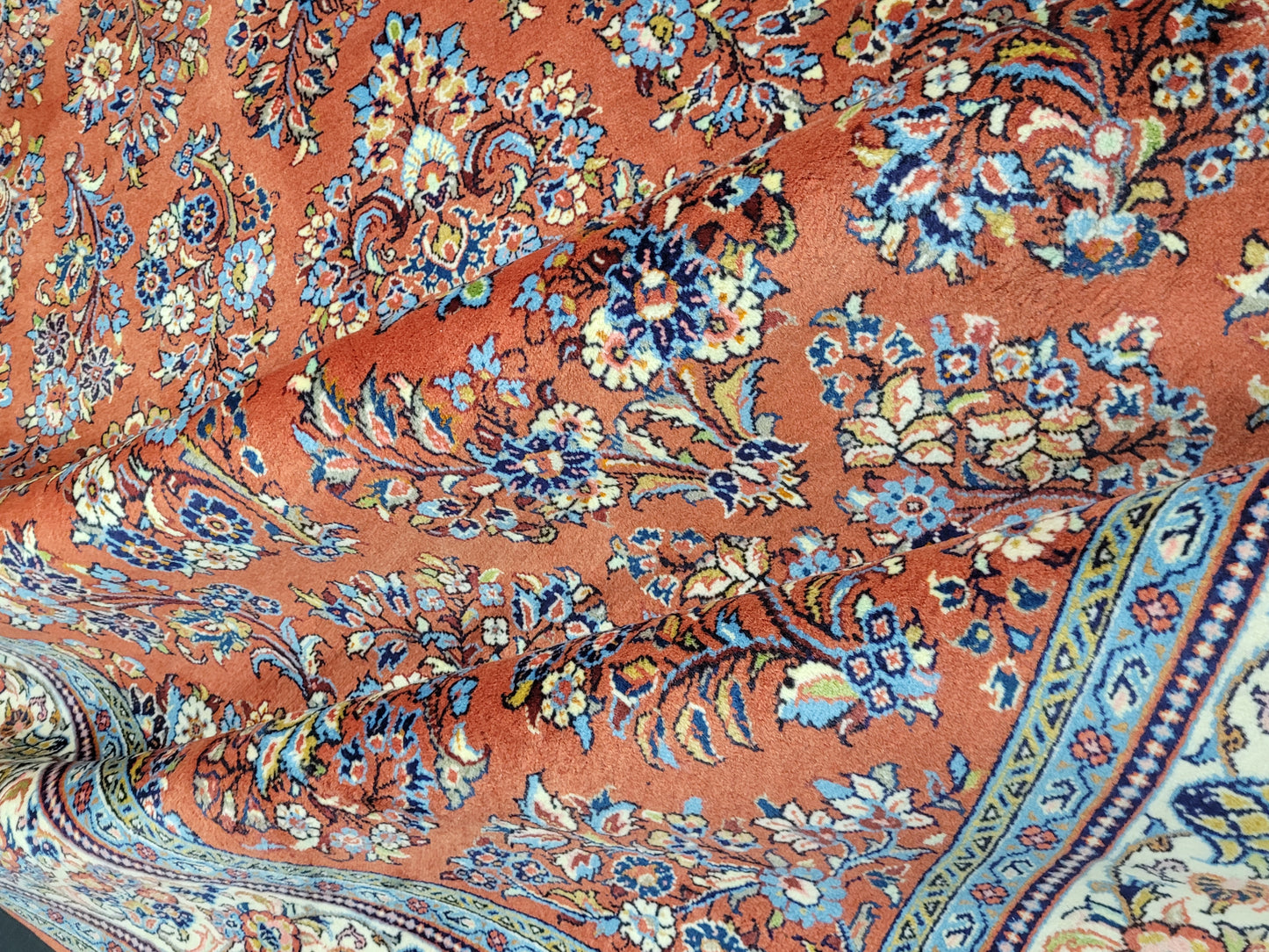 Sarough Teppich reine Wolle florales Design 305 × 205 cm