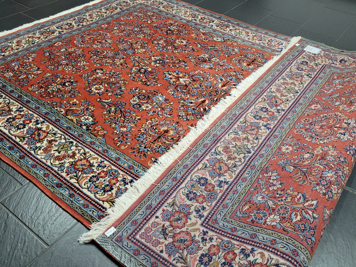 Sarough Teppich reine Wolle florales Design 305 × 205 cm